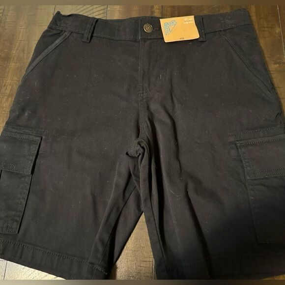 Thereabouts Boys Stretch Fabric Adjustable Waist Cargo Short -Husky 12 - Picture 2 of 3